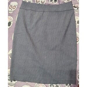 Mario Serrani Bodymagic Comfort Skirt Stretch Blue Womans Size Large Italy